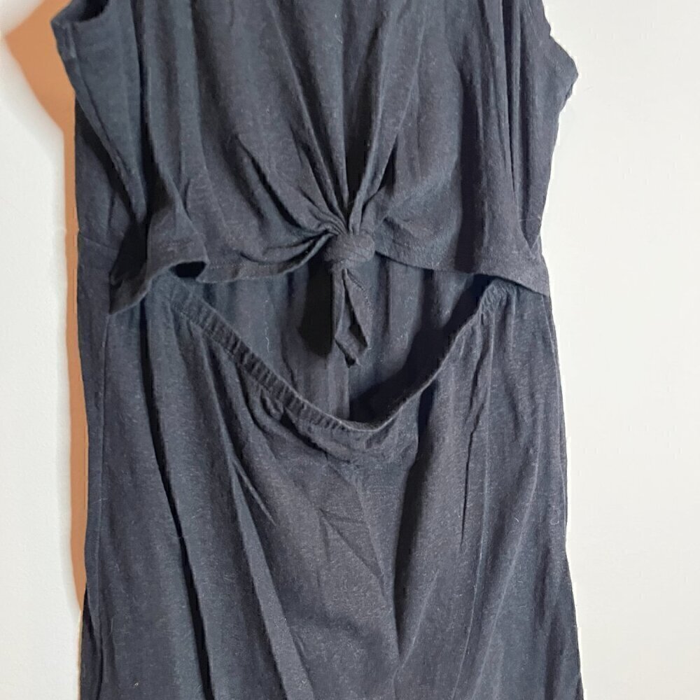 🔆 Aerie black cut out knot dress - Picture 3 of 6